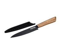 Nirosta Couteau d'Office Universel 24 cm Sans PFAS Manche Bois FSC