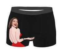 Nirusetty Boxer fantaisie personnalisé pour homme avec photo visage amusant, Vous êtes incroyable, S