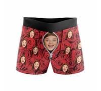 Nirusetty Boxers personnalisés pour homme, petit ami, mari, boxeurs personnalisés pour homme, cadeau pour lui petit ami, style 2, L
