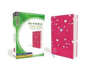 NIrV Bible for Kids Large Print Leathersoft Pink Comfort Print by Zondervan Unknown (Auteur)
