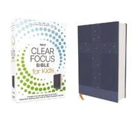 Nirv, Clear Focus Bible For Kids (Help Kids With Adhd Or Dyslexia Read With Confidence), Leathersoft, Blue