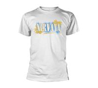 NIRVANA - ALL APOLOGIES WHITE T-Shirt, Front & Back Print X-Large