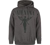 Nirvana Angel Homme Sweat-Shirt à Capuche Anthracite L