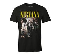 cotton division T-Shirt Nirvana - Group, Noir, S