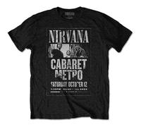Nirvana Cabaret Metro Autorisé T-shirt Hommes