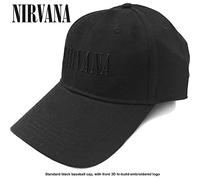 Nirvana - Cappello (Unisex-U) Text Logo (Nero)