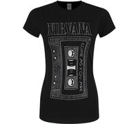 Nirvana - "Come As You Are" T-shirt pour femme RO3017 (L) (Noir)