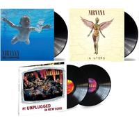 Nirvana Essential Album Collection 1991-1994: Nevermind + In Utero + MTV Unplugged In New York (3-Pack)