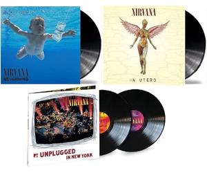 Nirvana Essential Album Collection 1991-1994: Nevermind + In Utero + MTV Unplugged In New York (3-Pack)