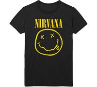 Nirvana 'Flower Sniffin' (Noir) T-Shirt