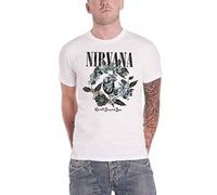 Nirvana Heart Shape Box Homme T-Shirt Manches Courtes Blanc L 100% Coton Regular/Coupe Standard
