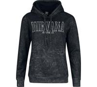 Nirvana in Utero Femme Sweat-Shirt à Capuche Noir S 50% Coton, 50% Polyester Slim Fit