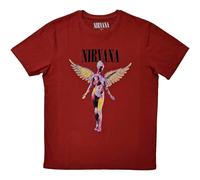 Nirvana 'In Utero' (Rouge) T-shirt - NOUVEAU ET OFFICIEL