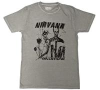 Nirvana Incesticide Stacked Logo Green S T-shirt