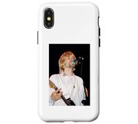 Nirvana Kurt Cobain à Reading Incesticide Era Sliver 1992 Coque pour iPhone X/XS