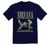 Nirvana Kurt Cobain Stage Performance Autorisé T-shirt Hommes
