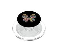 Nirvana Mandala Papillon Sacré Fractal Art Yoga Mantra PopSockets PopGrip pour MagSafe