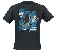 Nirvana Nevermind ALB Homme T-Shirt Manches Courtes Noir S 100% Coton Regular/Coupe Standard