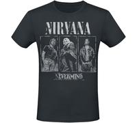 Nirvana Nevermind Photo Homme T-Shirt Manches Courtes Noir 100% Coton Regular/Coupe Standard