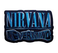 Nirvana Nevermind Wavy Cut Out Woven Patch