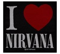 Nirvana Patch I Love 10 x 10 cm Noir G