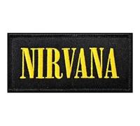 Nirvana Patch Logo Tissé 10 x 4,5 cm G