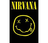 Nirvana - Poster, Smiley PM3470 (taille unique) (Noir/Jaune)