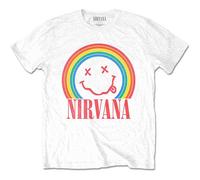 Nirvana Smile Rainbow Autorisé T-shirt Hommes