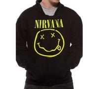 Nirvana Smiley Pull Over Hoodie G