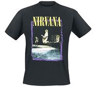 Nirvana T-shirt Stage Jump unisexe noir Taille L