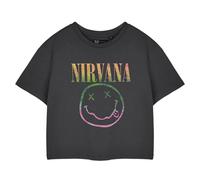 Nirvana - T-shirt court RAINBOW - Femme (NS8487)