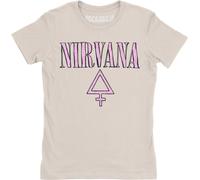 Nirvana - T-shirt "Femme" pour femme PH1942 (M) (Blanc naturel)