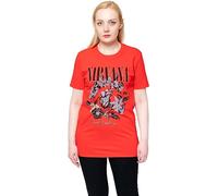 Nirvana T Shirt Heart Shaped Box Band Logo Nouveau Officiel Homme Rouge Size L