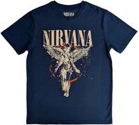 Nirvana T-shirt In Utero Unisex Blue M