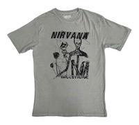 Nirvana T-shirt Incesticide – logo empilé – officiel – Unisexe Taille L