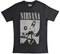 Nirvana T-shirt Sitting Unisex Black XL