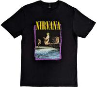 Nirvana - T-shirt "Stage Jump" pour homme/femme unie RO364 (XXL) (Noir)