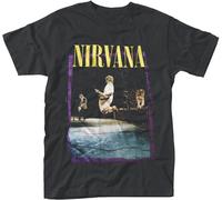 Nirvana T-shirt Stage Jump Unisex Black M