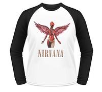 Nirvana - T-Shirt # Xl Unisex Black,White # Triangle in Utero