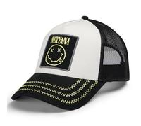 NIRVANA - Trucker Cap White - Trucker Cap - F600z