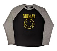 Nirvana Yellow Happy Face Autorisé T-shirt Hommes