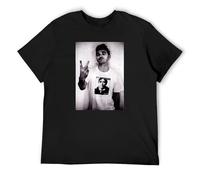 Nisabellaltd The Smiths Mrissey Steven Patrick Swearing Men T-Shirt Graphic Mens Cotton Casual Black Tee Shirt L