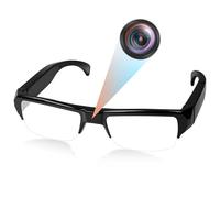 Nisanuki Camera Espion Lunettes, Mini Lunette Espion, 1080P HD Camera Cachee Portable Micro Camera de Sport Prise de Photos pour Intérieur Extérieur Sport et Aventure