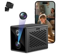 Nisanuki Camera Espion WiFi, Mini Caméra Cachée sans Fil 130° 1080P HD Caméra de Surveillance avec Audio Bidirectionnel Détection de Mouvement Micro Camera Vision Nocturne Longue Batterie