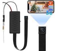 Nisanuki WiFi Spy Camera, 5G Mini Wireless Hidden Camera 1080P, DIY Micro Spy Camera Remote Discrete Motion Detector APP Control