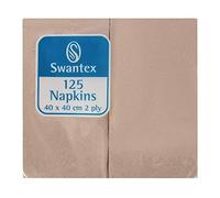 Nisbets DB484 Lot de 2000 serviettes de table en papier kraft compostables Longueur 400 mm Largeur 400 mm