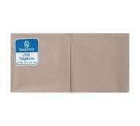 Nisbets DB485 Lot de 2000 serviettes en papier kraft compostables Longueur 250 mm Largeur 250 mm