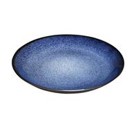 nisbets limited Olympia Luna Lot de 4 assiettes coupées Bleu nuit 255 mm