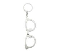 NISCAYA Décapsuleur en forme de lunettes de soleil - Porte-clés décapsuleur de bière - Porte-clés - Ouvre-bouteille de bière - Outil de bar - Porte-clés pour homme et femme - Cadeau de bijoux, Argenté