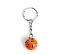 NISCAYA Mini porte-clés ballon de basket 3D en résine à suspendre pour les fans de sport, Orange, F